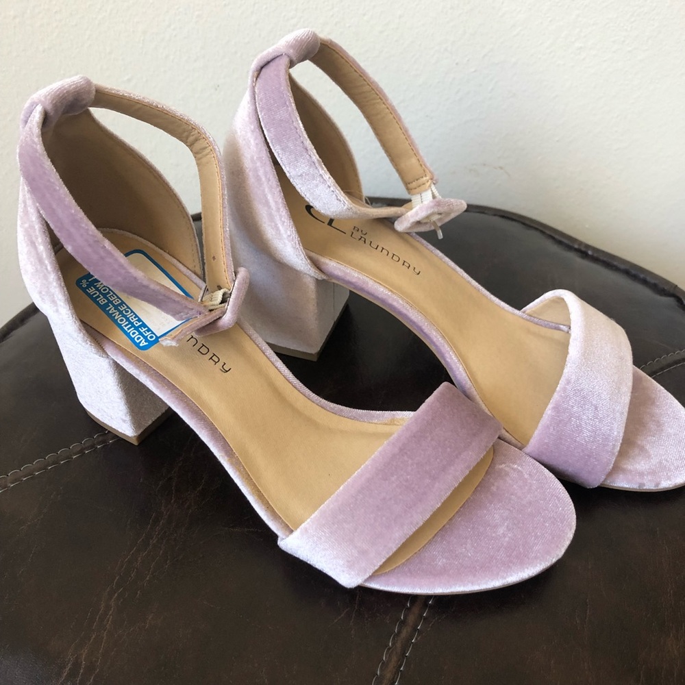 CL by Laundry Faux Suede Heels